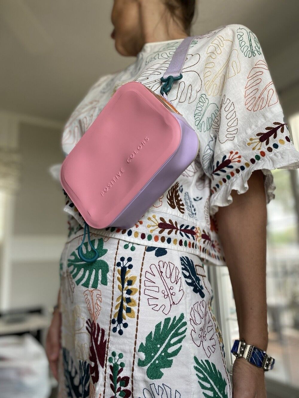 ZARA PASTEL COLOR RUBBERIZED CROSSBODY BAG
